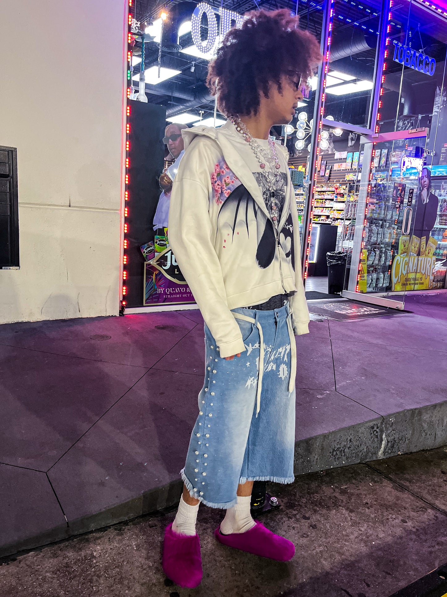 Blue Pearl Jorts