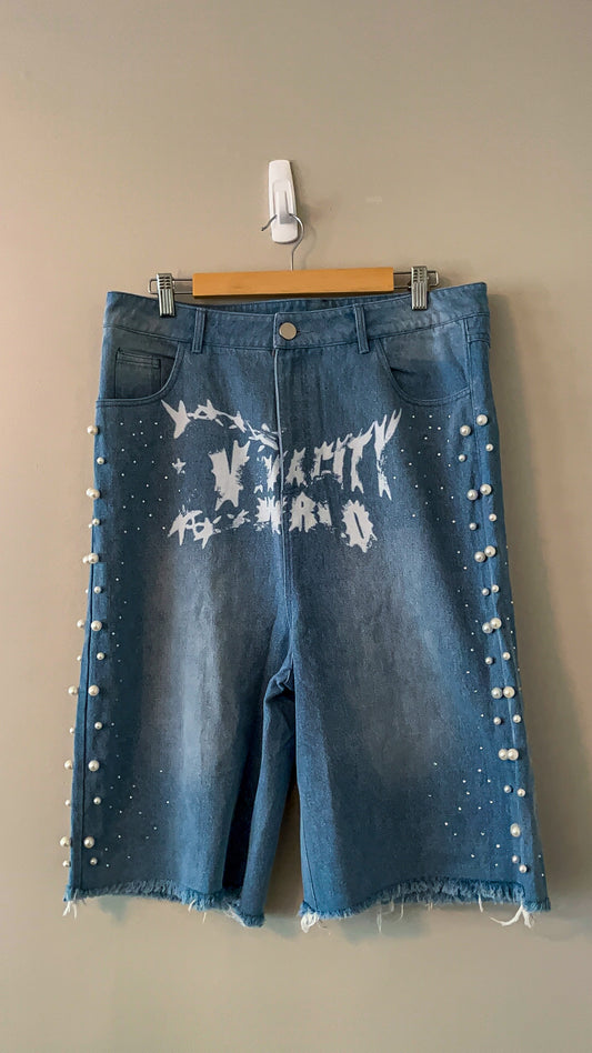 Blue Pearl Jorts